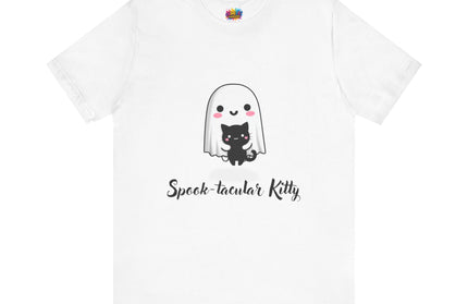 Ghost Hugging Black Cat T-Shirt