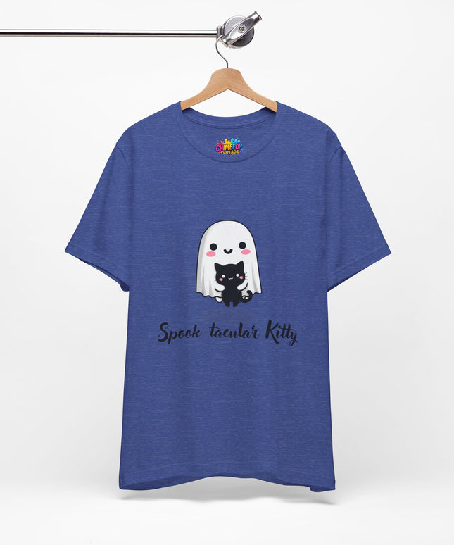 Ghost Hugging Black Cat T-Shirt