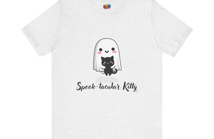 Ghost Hugging Black Cat T-Shirt