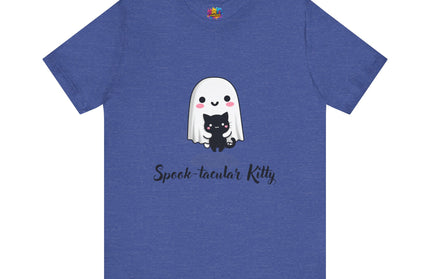 Ghost Hugging Black Cat T-Shirt