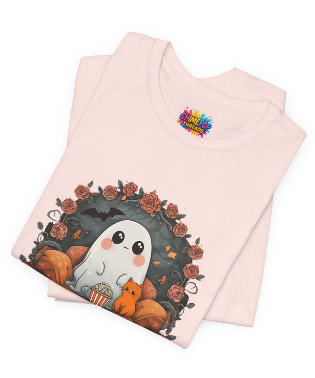 Ghost and Cat Cozy Couch Shirt