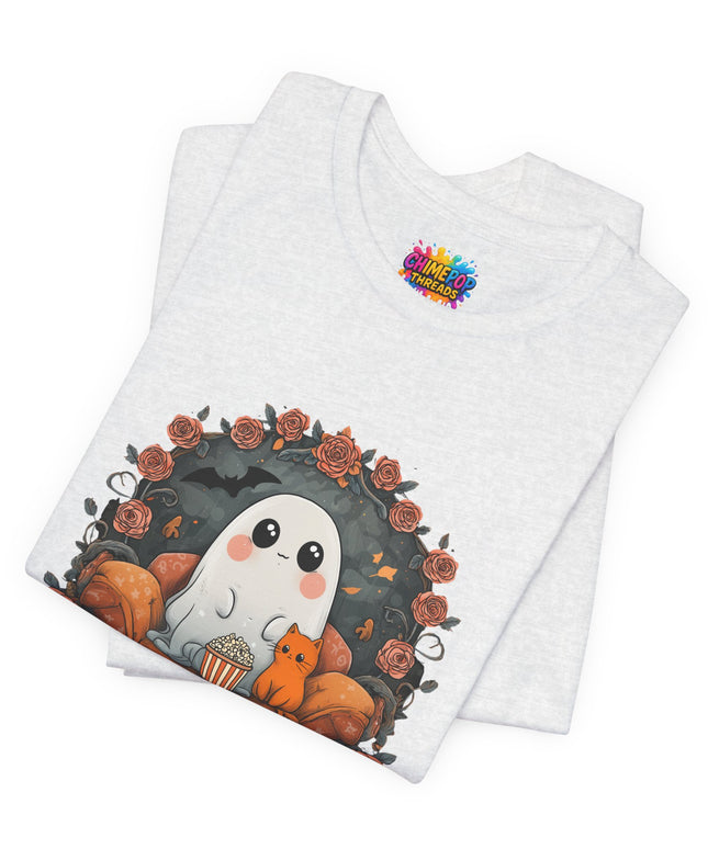 Ghost and Cat Cozy Couch Shirt