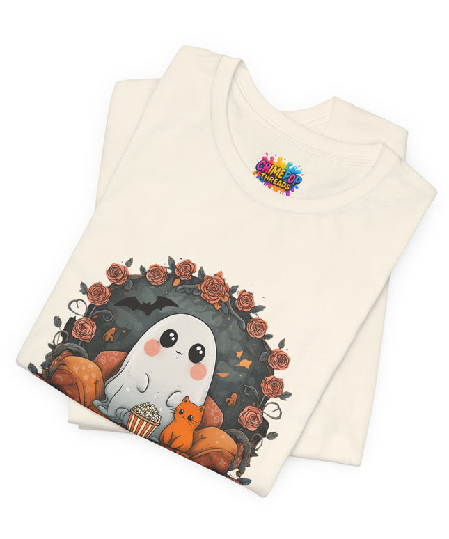 Ghost and Cat Cozy Couch Shirt