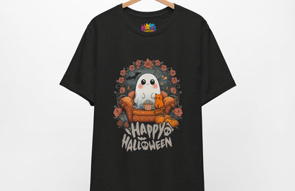 Ghost and Cat Cozy Couch Shirt