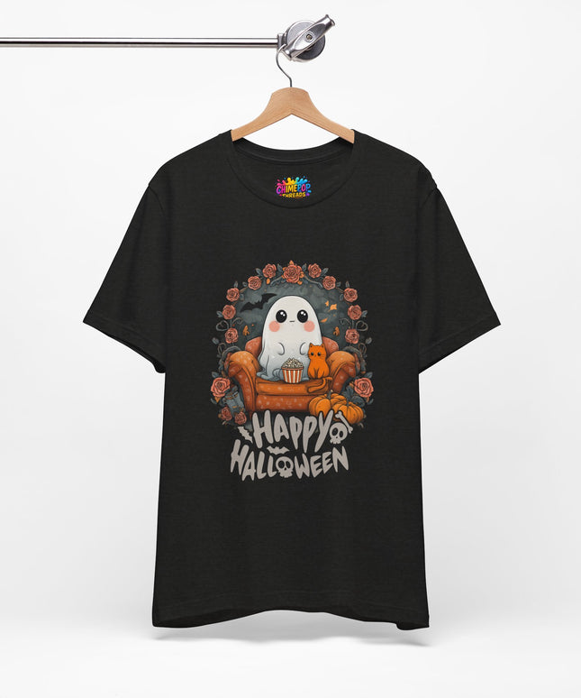 Ghost and Cat Cozy Couch Shirt