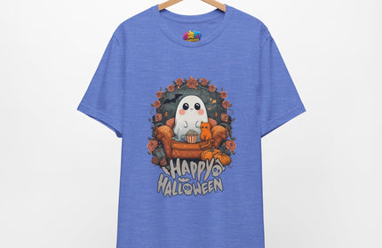 Ghost and Cat Cozy Couch Shirt