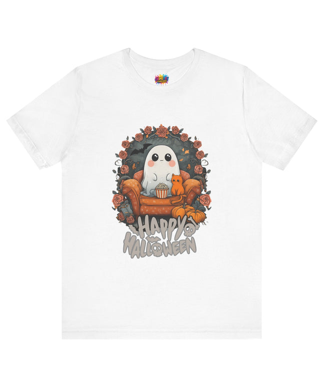 Ghost and Cat Cozy Couch Shirt