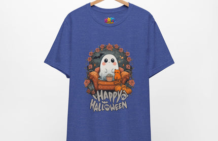 Ghost and Cat Cozy Couch Shirt
