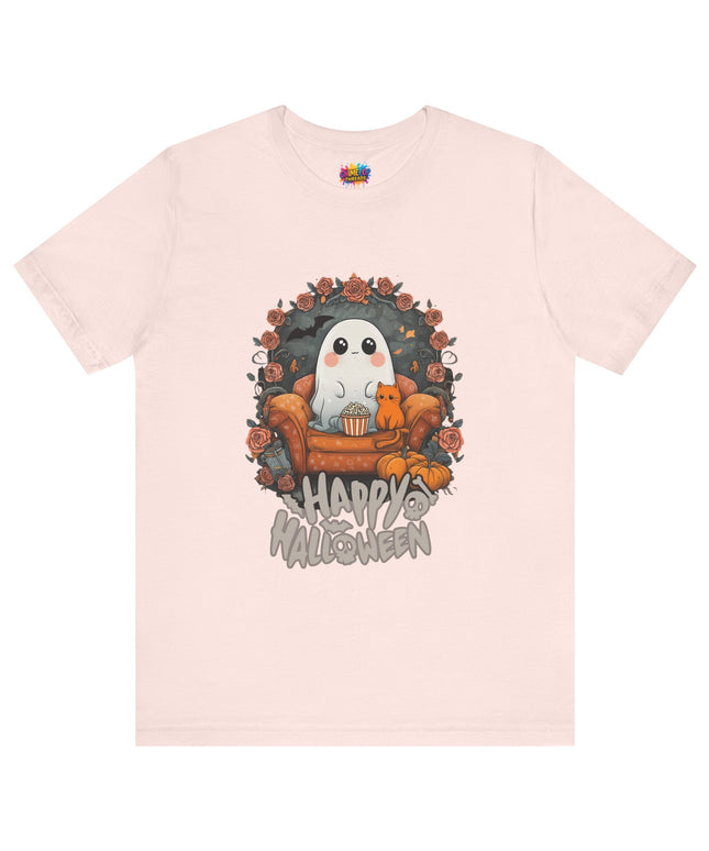 Ghost and Cat Cozy Couch Shirt