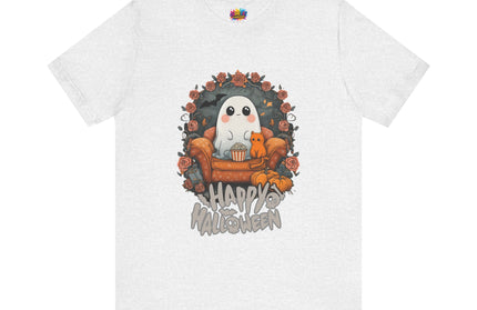 Ghost and Cat Cozy Couch Shirt