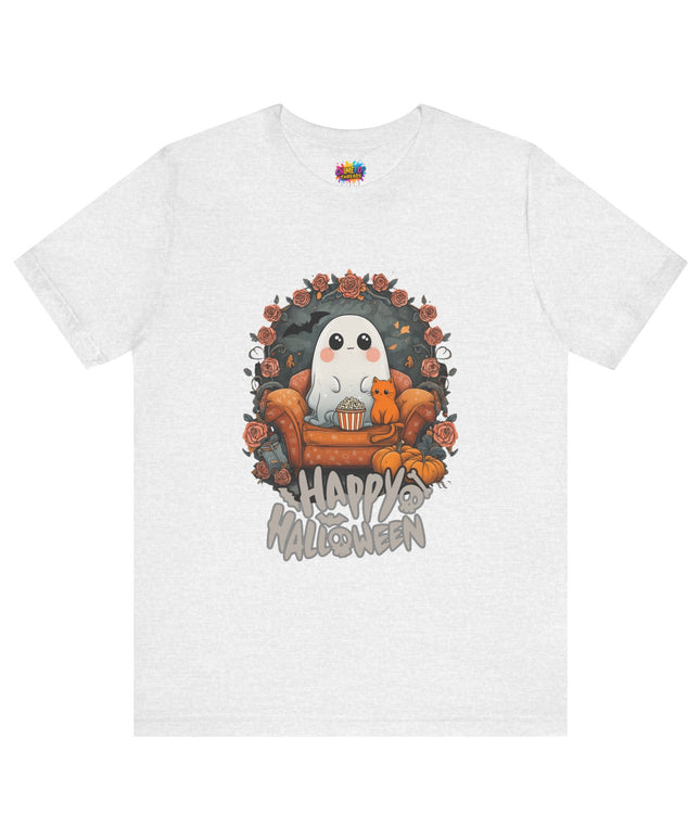 Ghost and Cat Cozy Couch Shirt