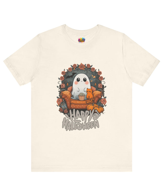 Ghost and Cat Cozy Couch Shirt
