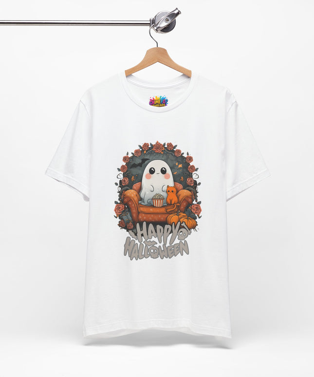Ghost and Cat Cozy Couch Shirt