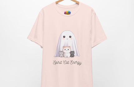 Ghost with Three Cats T-Shirt