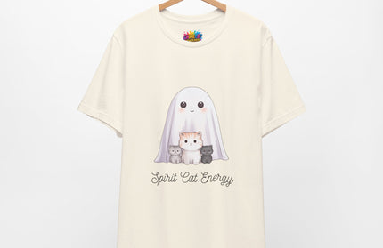 Ghost with Three Cats T-Shirt