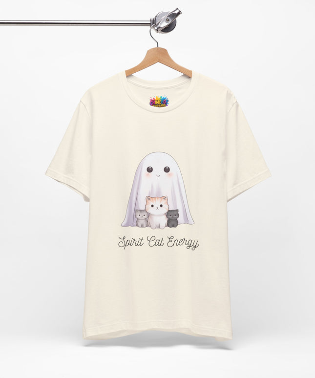 Ghost with Three Cats T-Shirt