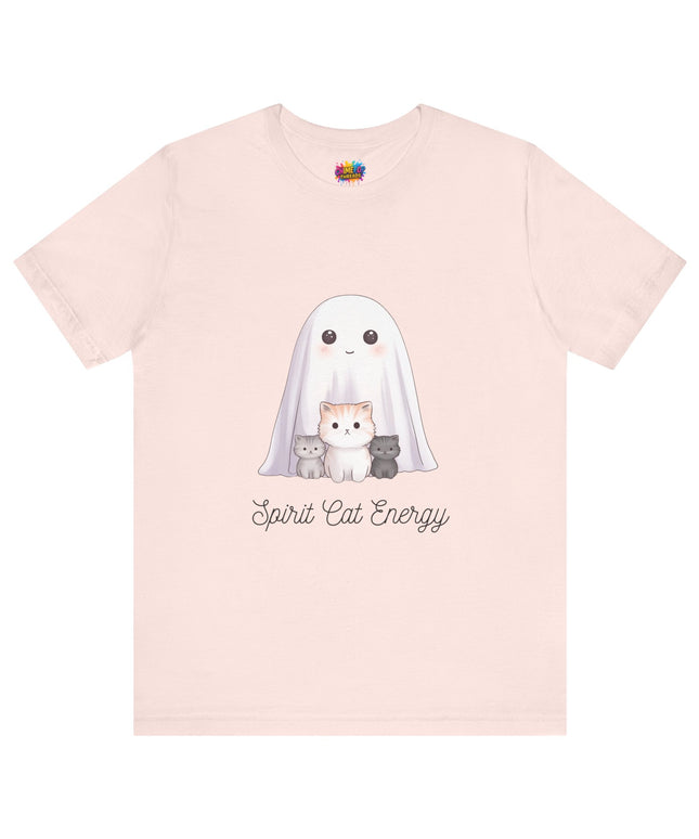 Ghost with Three Cats T-Shirt