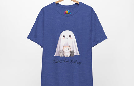Ghost with Three Cats T-Shirt