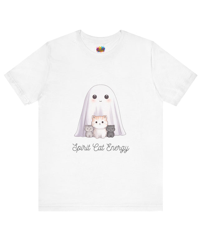 Ghost with Three Cats T-Shirt
