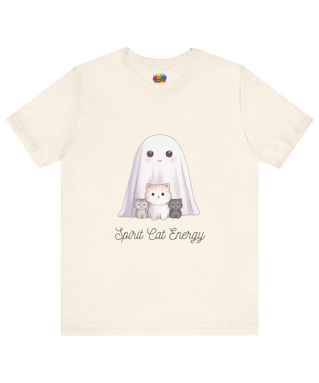 Ghost with Three Cats T-Shirt