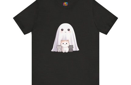 Ghost with Three Cats T-Shirt