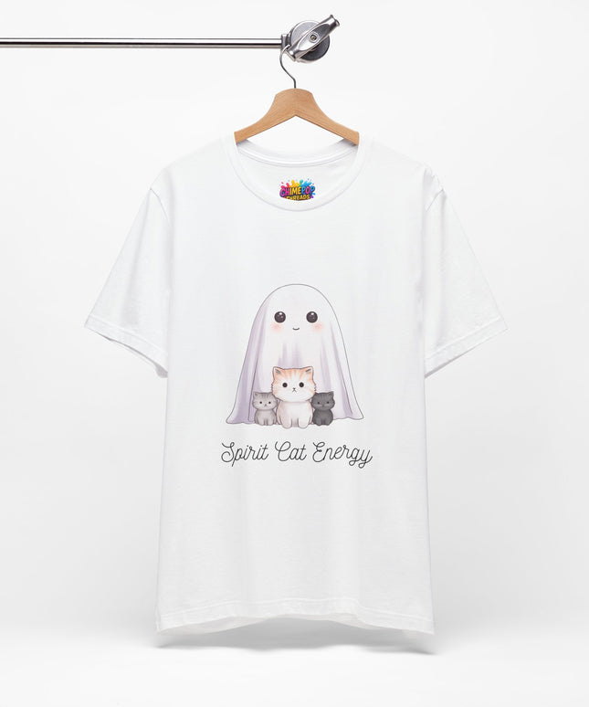 Ghost with Three Cats T-Shirt