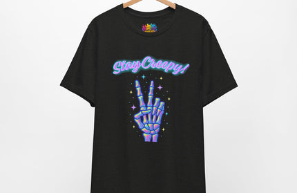 Girly Creepy Peace Bones Tee