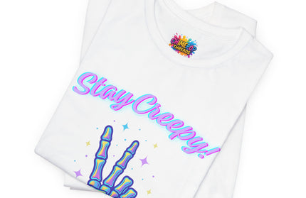 Girly Creepy Peace Bones Tee