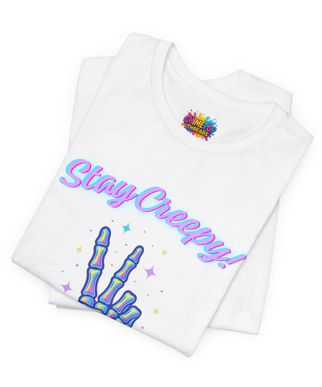 Girly Creepy Peace Bones Tee
