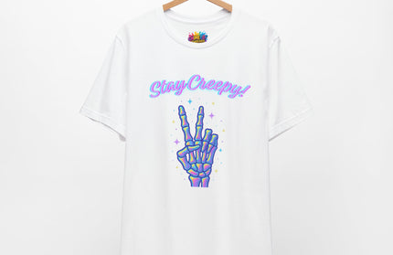 Girly Creepy Peace Bones Tee