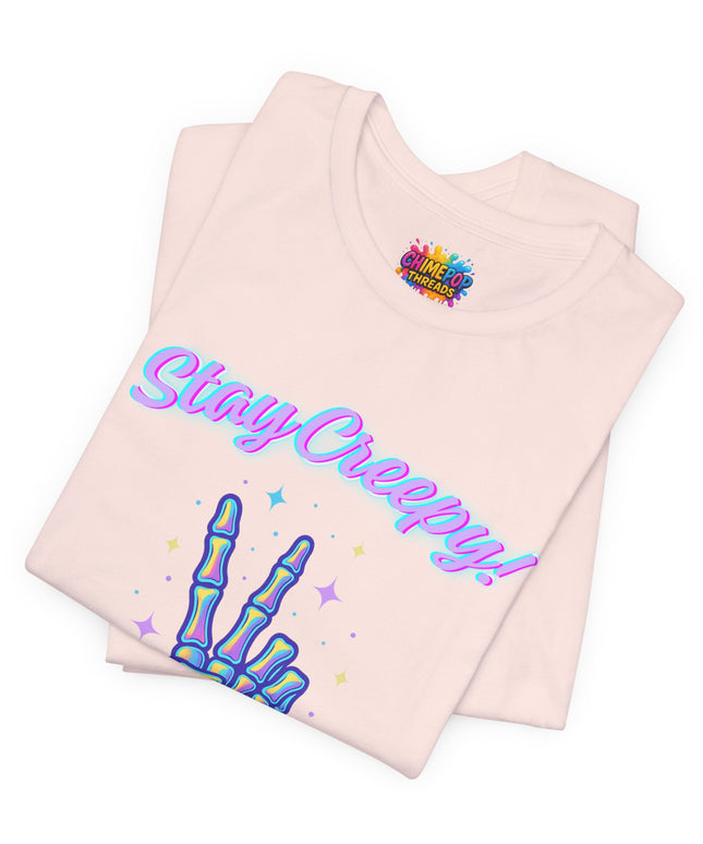 Girly Creepy Peace Bones Tee