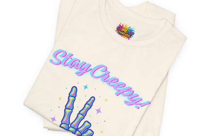 Girly Creepy Peace Bones Tee