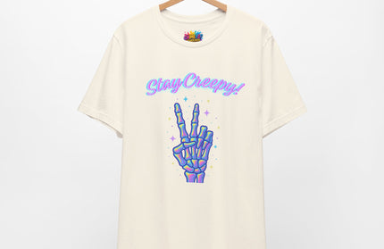 Girly Creepy Peace Bones Tee