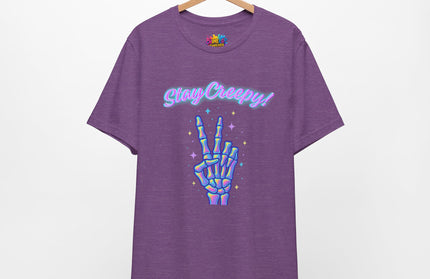 Girly Creepy Peace Bones Tee