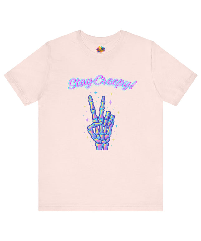 Girly Creepy Peace Bones Tee