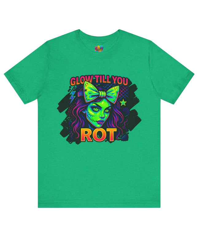 Glow Till You Rot – Neon Zombie Girl Tee