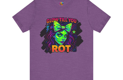 Glow Till You Rot – Neon Zombie Girl Tee