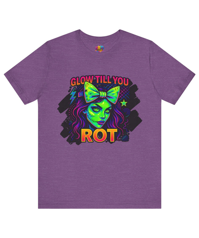 Glow Till You Rot – Neon Zombie Girl Tee