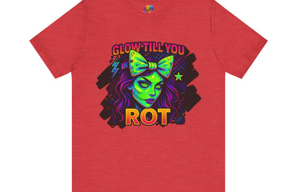 Glow Till You Rot – Neon Zombie Girl Tee