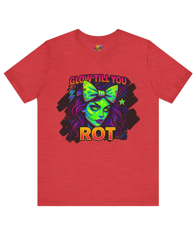 Glow Till You Rot – Neon Zombie Girl Tee