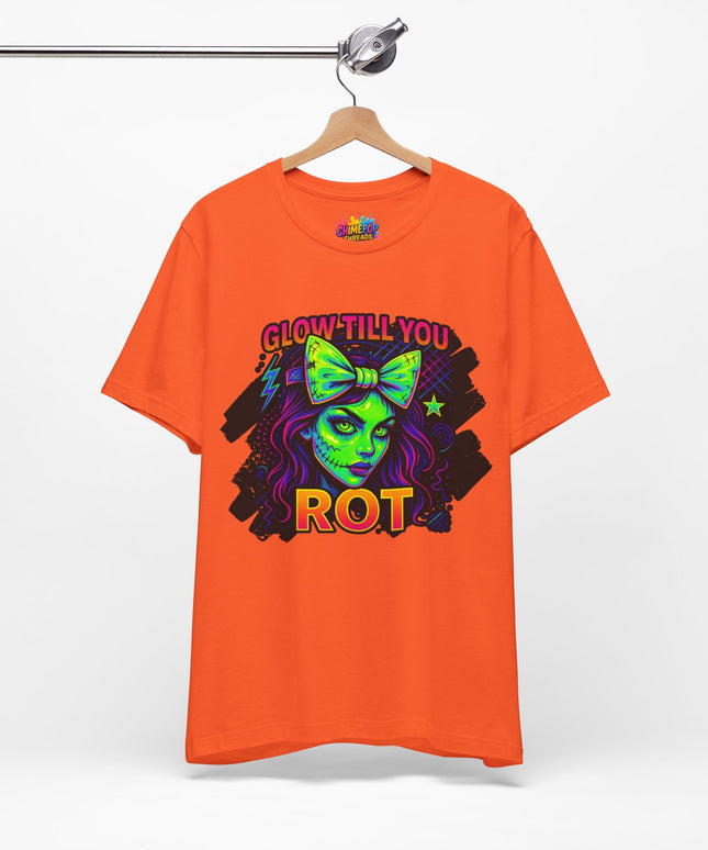 Glow Till You Rot – Neon Zombie Girl Tee