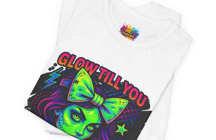 Glow Till You Rot – Neon Zombie Girl Tee