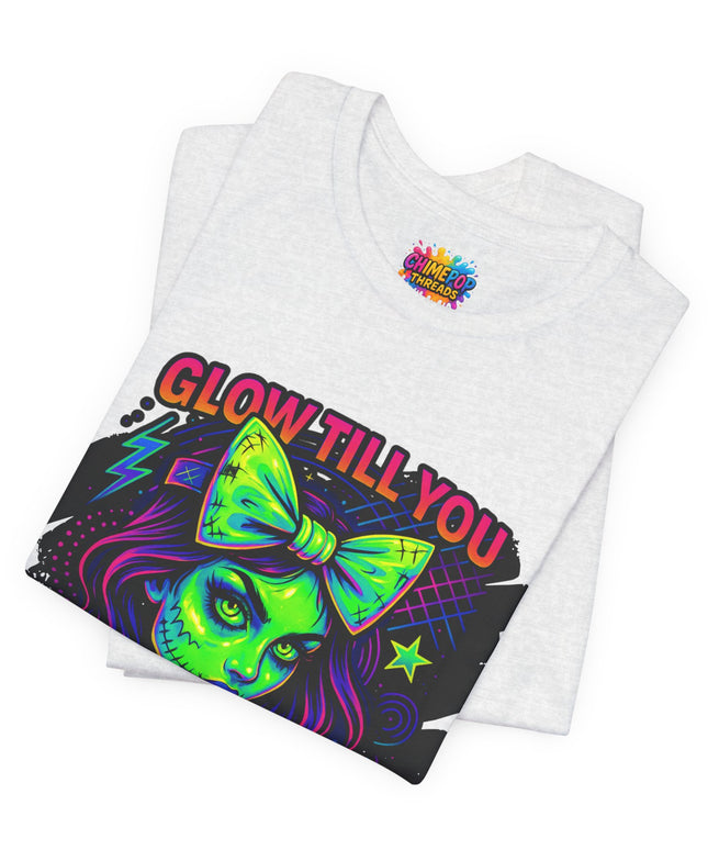Glow Till You Rot – Neon Zombie Girl Tee