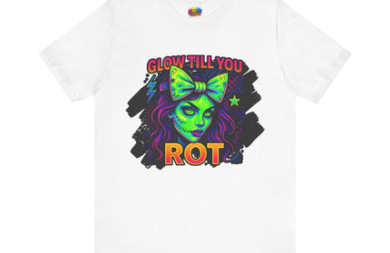 Glow Till You Rot – Neon Zombie Girl Tee