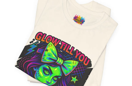Glow Till You Rot – Neon Zombie Girl Tee