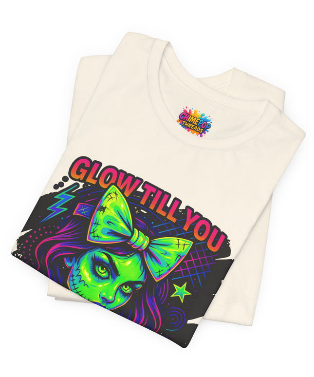 Glow Till You Rot – Neon Zombie Girl Tee