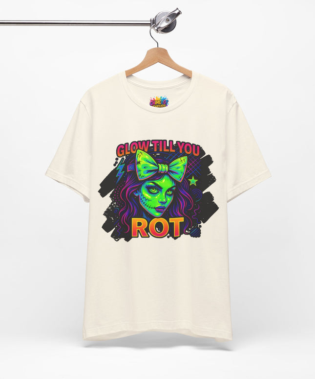 Glow Till You Rot – Neon Zombie Girl Tee