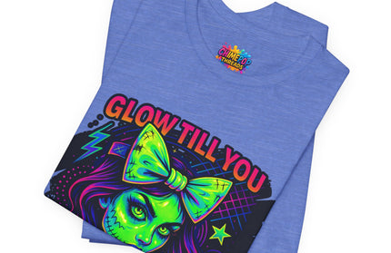Glow Till You Rot – Neon Zombie Girl Tee