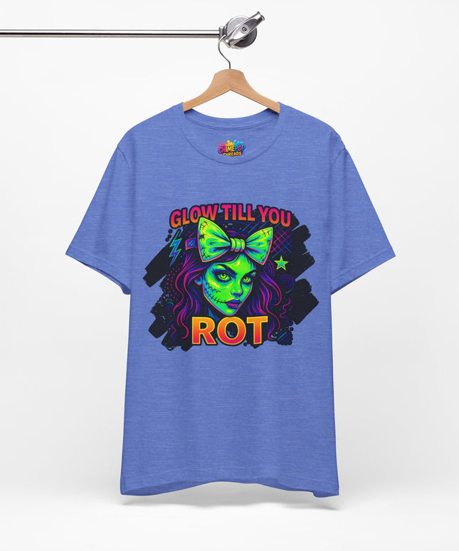 Glow Till You Rot – Neon Zombie Girl Tee
