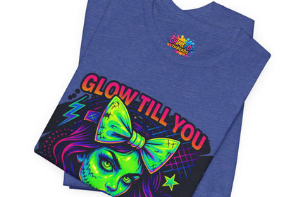 Glow Till You Rot – Neon Zombie Girl Tee